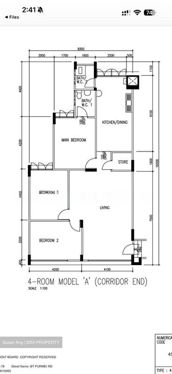 Blk 102 Bukit Purmei Road (Bukit Merah), HDB 4 Rooms #530654641